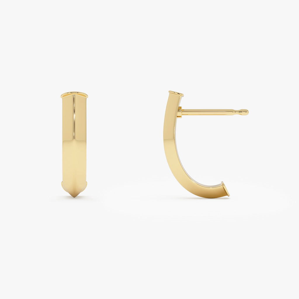 Knife Edge Open Hoops