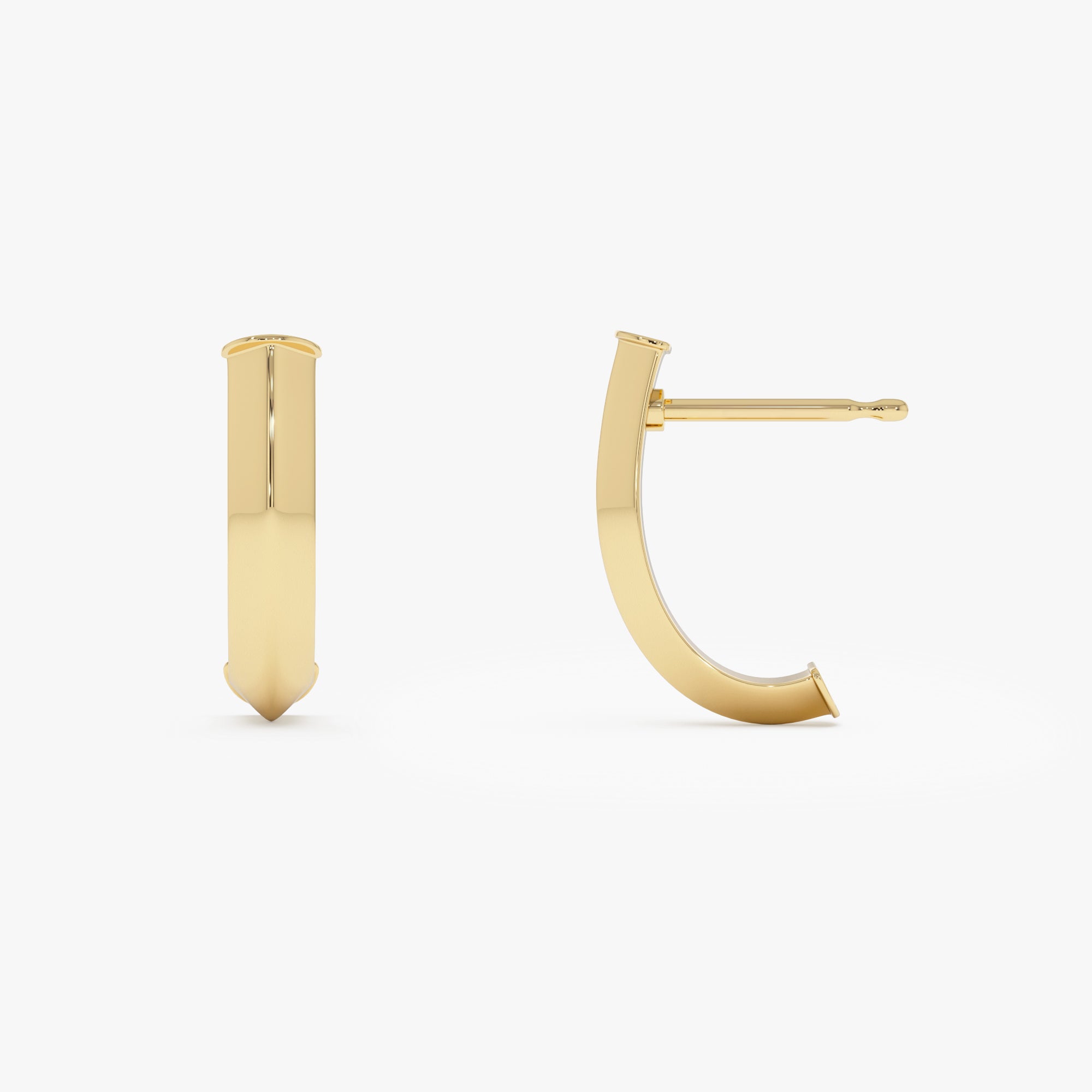 Knife Edge Open Hoops