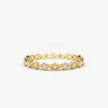 Art Deco Diamond Eternity Band