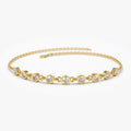 Bezel Set Diamond Bracelet